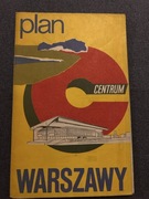 Plan centrum Warszawy 1976 r