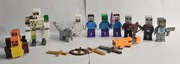 Lego Minecraft figurki 12 sztuk plus broń