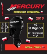 SERWISOWKA MERCURY BIGFOOT 30 40 BIG FOOT 2010r SILNIK ZABURTOWY j.POLSKI