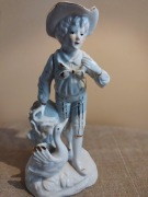 Nowa Porcelanowa Figurka " Gęsiarz" Villa Italia