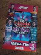 Topps F1 sezon 2022 Mega Tin nowa 66 kart Formuła 1 Niebieska