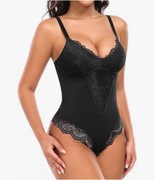 Koronkowe Body Modelujące Damskie Rozmiar M