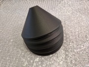 PODSUFITKA CZARNA maskownica sufitowa do lampy STOŻEK