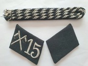 Kragenspigel SS - Patki "15" RZM