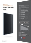 Moduł fotowoltaiczny Tongwei Solar Shingled440W SF