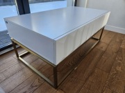 Prostokątny stolik z szufladami 110x61cm Marki Leonique