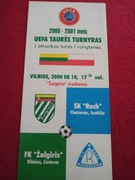 PROGRAM ŻALGIRIS - RUCH CHORZÓW