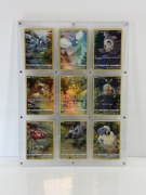 CAŁY ZESTAW GALAR GALLERY CROWN ZENITH / 9 KART NM + RAMKA AKRYLOWA