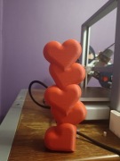 Wazon w kształcie serc