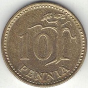 Finlandia 10 pennia 1982 - 20 mm - nr 1