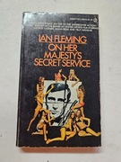 IAN FLEMING - ON HER MAJESTY'S SECRET SERVICE- JAMES BOND