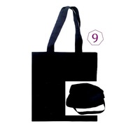 Torba na zakupy bawełniana - czarna