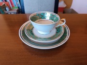 3-częsciowy zestaw do herbaty/kawy. Stara niemiecka porcelana 