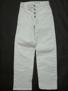 Białe spodnie damskie S