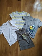 4 Bluzki krótki rękaw 4-6 lat