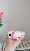 Aksolotl na szydełku, axolotl handmade, dekoracja 