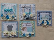 Pamiątki Chrztu Świętego w pudełku ręcznie robione