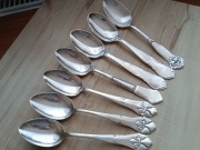 POSREBRZANE ŁYŻKI OBIADOWE DANIA RÓŻNE