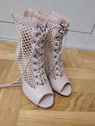 Gladiator botki sznurowane beżowe r.36