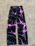 E09B003 SPODNIE JEANSOWE PIORUNY JADED LONDON w28 l30