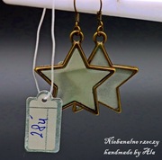 Kolczyki z żywicy gwiazdy Fluorescencyjne