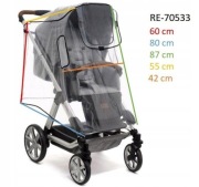 Folia przeciwdeszczowa na wózek XL Reer 70533