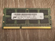 PAMIĘĆ RAM 2GB SO-DIMM DDR3 2Rx8 PC3 8500S 7-10-F1