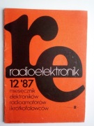 Radioelektronik miesięcznik 12/87  (spis treści na zdjęciu)