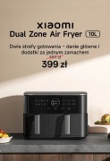 Nowy Air Fryer Xiaomi Dual Zone 10L Dwie komory Gwarancja