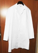 Biały fartuch laboratoryjny medyczny męski kitel 
