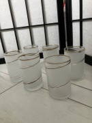 Szklanka piasek ze złotą spiralą, ozdobna 80 ml