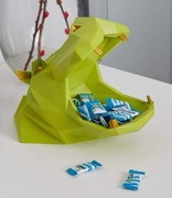 Słoik na ciasteczka naczynie na cukierki, rzeźba hipopotam