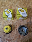 Szczotka druciana czołowa 125mm stalowy drut Hazar