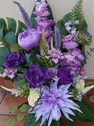 Kompozycja nagrobna  komplet robiony ręcznie 