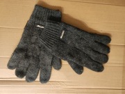 rękawiczki  Elbrus z ociepliną Thinsulate wełniane męskie warkocze plecione