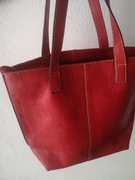 Torba czerwona zakupowa