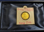 Niemiecka moneta z kolekcji-- 20 Marek Pruskich z 1914 roku w opakowaniu.