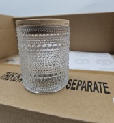 Zdobione słoiki do robienia świec z pokrywkami 12 szt