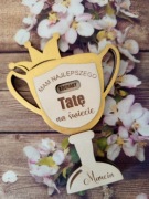 Puchar z grawerem i ruchomą zębatką - na Dzień Ojca