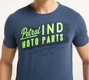 Petrol Industries nowy t-shirt koszulka r.M szaro-niebieski