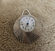 Zegarek nakręcany sława pozłacany Au5 naszyjny