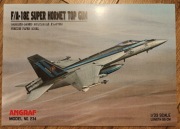 F/A 18 E Super Hornet "Top Gun" model kartonowy 1:33 "offset"