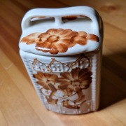 CERAMIKA POJEMNIK NA MĄKĘ SÓL CUKIER Z POKRYWĄ