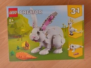 Lego Creator 31133, 3 w 1, królik, papuga, foka