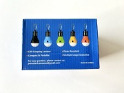 NOWE Lampki kempingowe na baterie wodoodporne 5 szt.