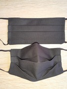 Czarne maseczki ochronne - rozm. M