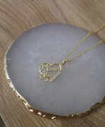 Nowy naszyjnik złoty damski celebrytka mama 