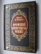 Alfred de Musset, Spowiedź dziecięcia wieku - Ex Libris, oprawa twarda, BDB