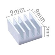Radiator 9mmx9mmx5mm 8.8mmx8.8mmx5mm stepstick + termopad