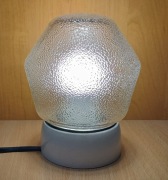 Lampa porcelitowa, przemysłowa - sprawna, PRL, lata 70